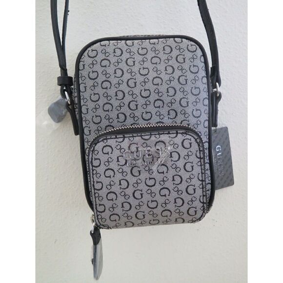 Guess SV819514 Women's Black El Dorado Camera Crossbody Satchel Bag - Picture 1 of 13